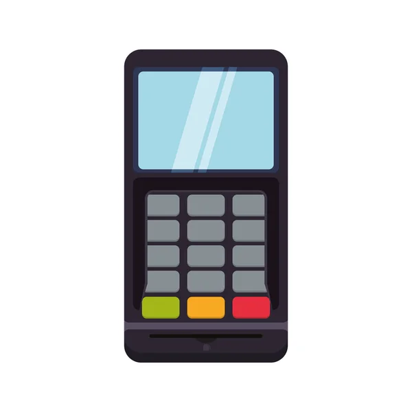 Sistema de pagamento Dataphone — Vetor de Stock