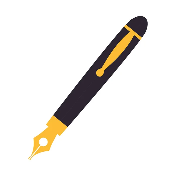 Geïsoleerde inkt pen — Stockvector