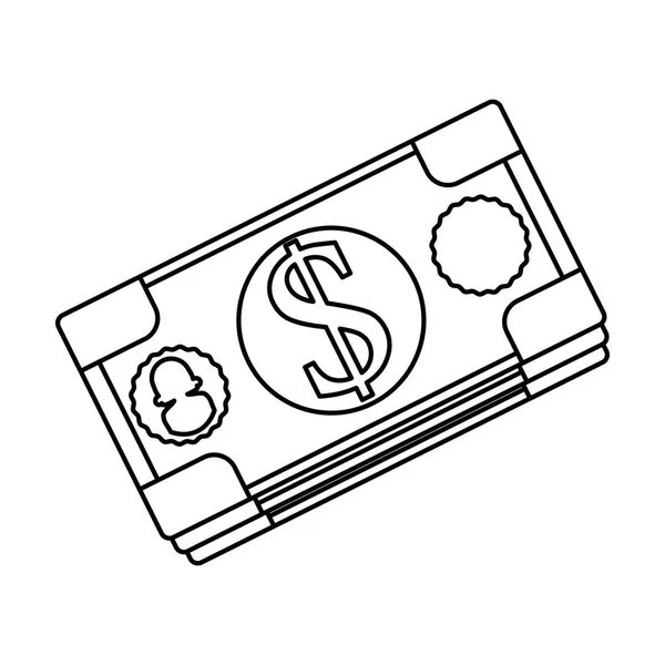 Billets geld — Stockvector