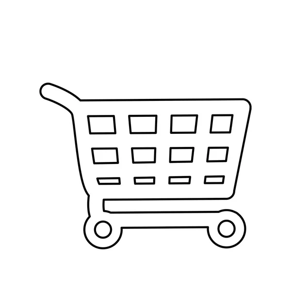 Carrinho de compras símbolo — Vetor de Stock