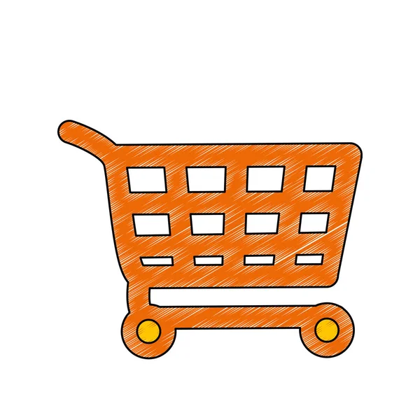 Shopping cart symbol — Stock Vector