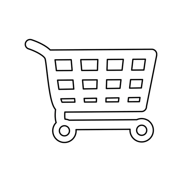 Shopping cart symbol — Stock Vector