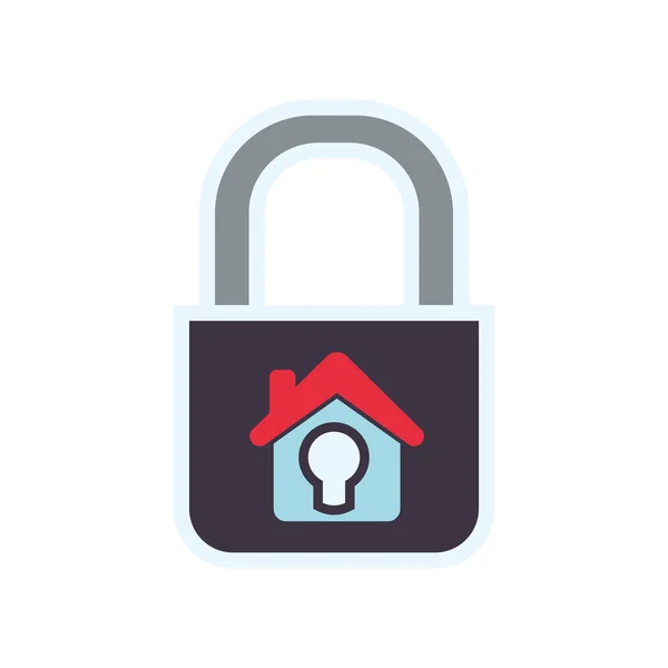 Home verzekering symbool — Stockvector