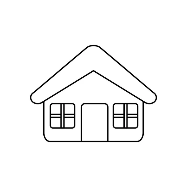 Casa bienes raíces — Vector de stock