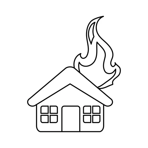 Home verzekering symbool — Stockvector