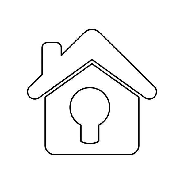 Символ страхования жилья — стоковый вектор
