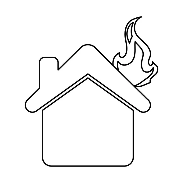 Home verzekering symbool — Stockvector