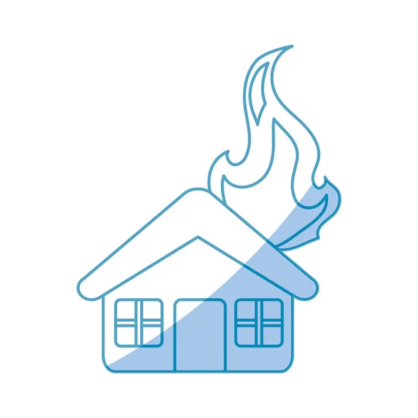 Home verzekering symbool — Stockvector