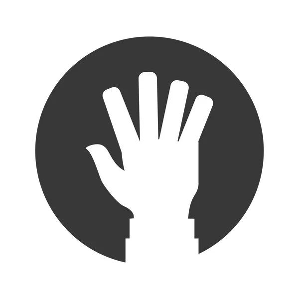 Σύμβολο αριθμού χέρι — Διανυσματικό Αρχείο