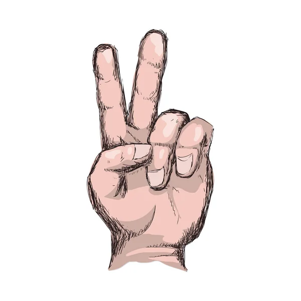 Mão símbolo gestual —  Vetores de Stock