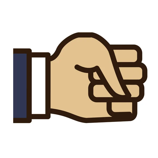 Рука жестикулюючи символ — стоковий вектор