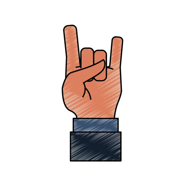 Gestikulerande handsymbol — Stock vektor