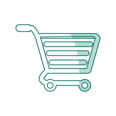 alışveriş sepeti izole