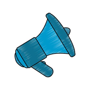 Megafon yalıtılmış nesne