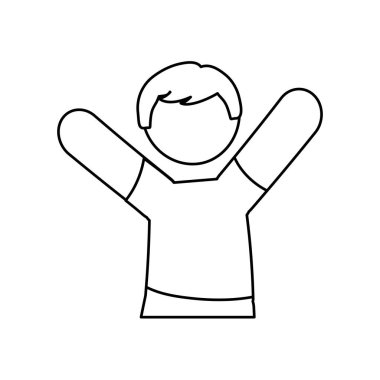 Genç çocuk çizmek