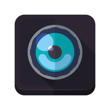 Fotoğraf makinesi obtüratör sembolü