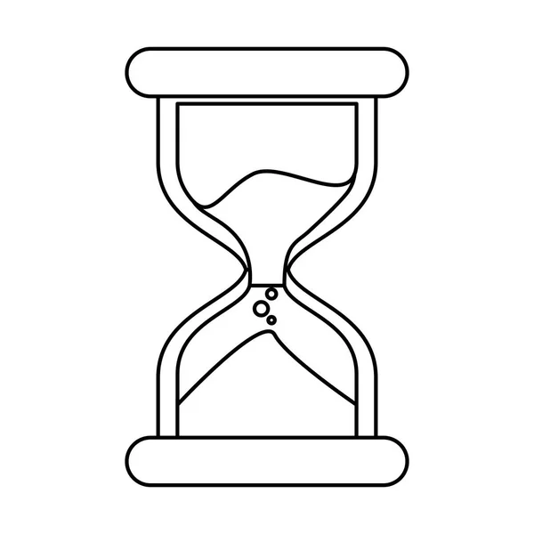 Reloj de arena instrumento antiguo — Vector de stock