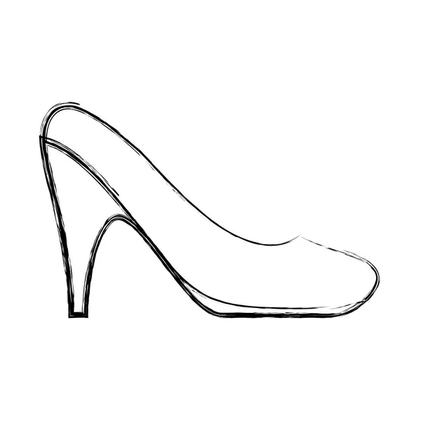 Chaussures à talon femme — Image vectorielle