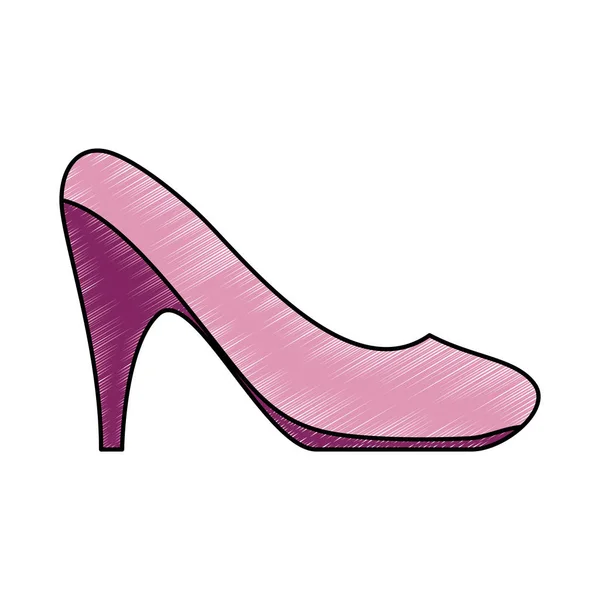 Chaussures à talon femme — Image vectorielle