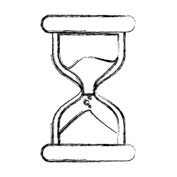 Kum saati antika araç — Stok Vektör