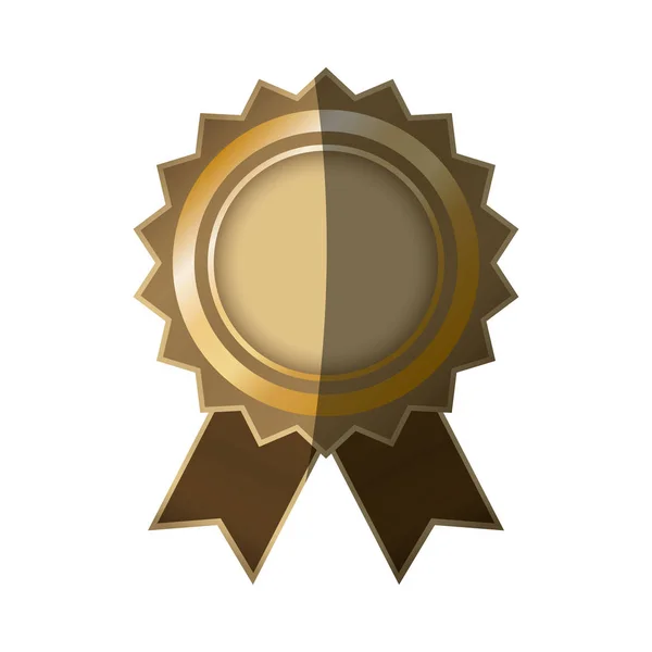 Cinta de premio en blanco — Vector de stock