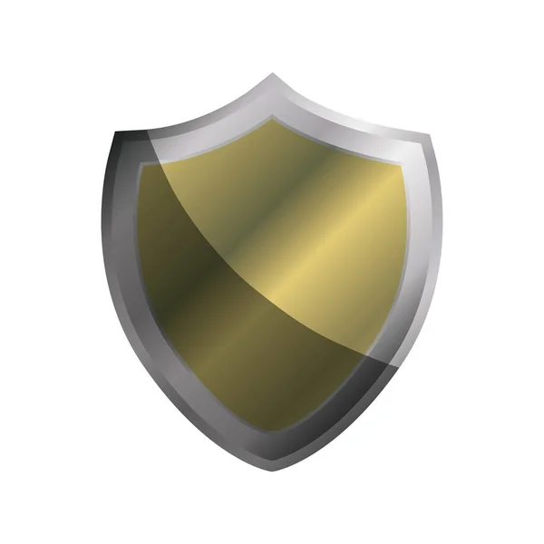 Ασπίδα ασφαλείας σύμβολο — Διανυσματικό Αρχείο