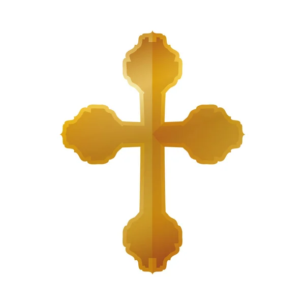 Símbolo da Cruz Cristã — Vetor de Stock