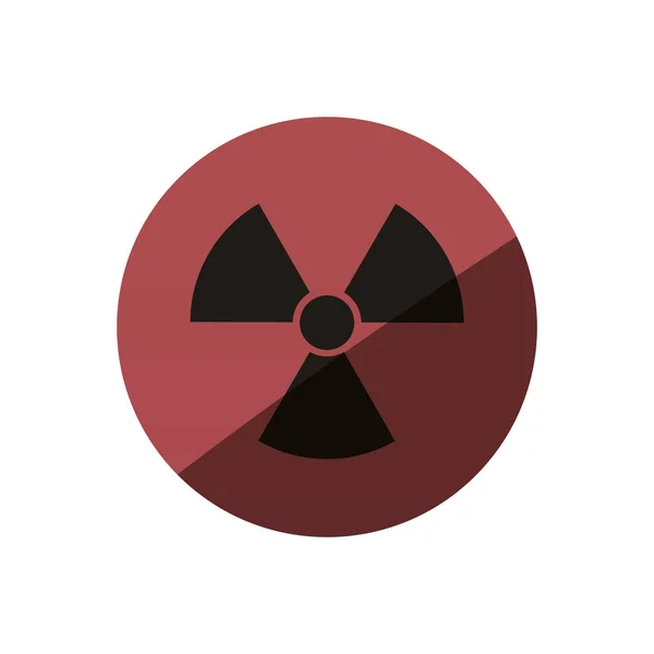 Anuncio de signo nuclear — Vector de stock