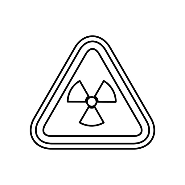 Πυρηνική είσοδος αγγελία — Διανυσματικό Αρχείο