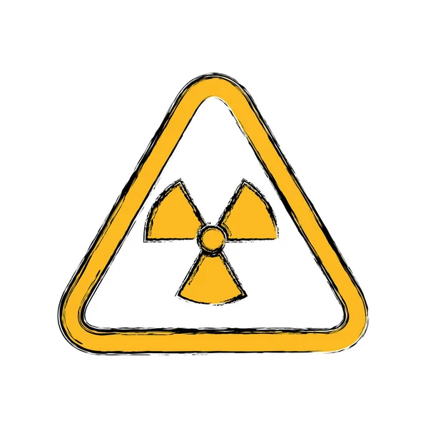 Nuclear sign advert — Stock Vector