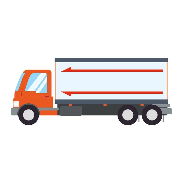 배달 트럭 차량 — 스톡 벡터