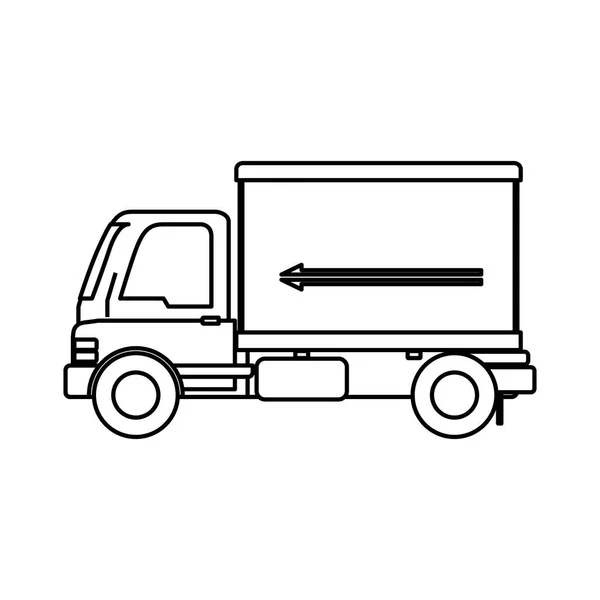 Dostawy samochodów ciężarowych pojazdów — Wektor stockowy