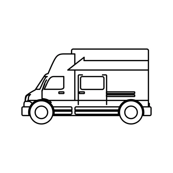 Lieferwagen — Stockvektor
