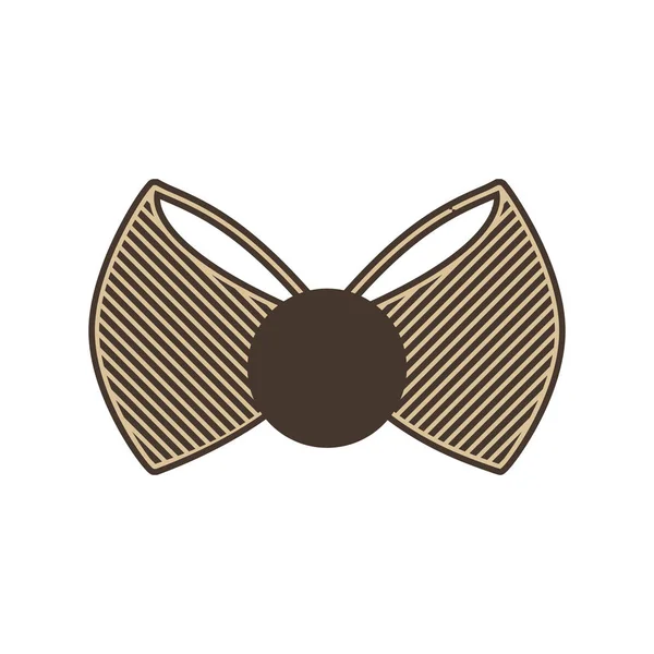 Noeud papillon vintage — Image vectorielle