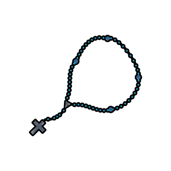 Rosaire foi catholique — Image vectorielle