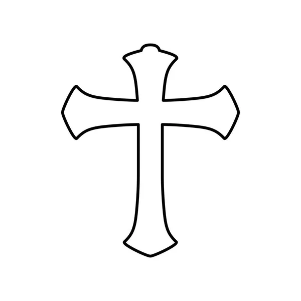 Christentum Kreuz Symbol — Stockvektor