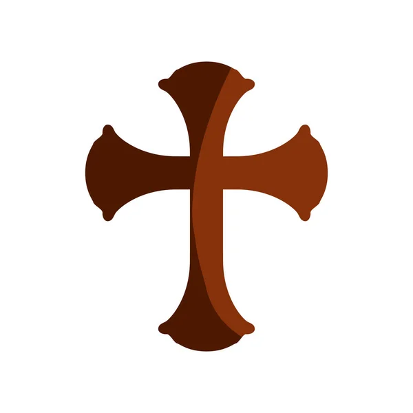 Kristendomen cross symbol — Stock vektor