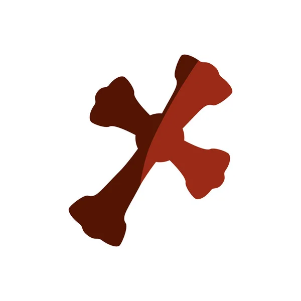 Cristianismo cruz símbolo — Vector de stock