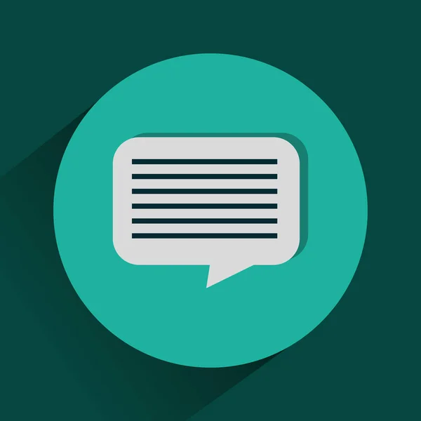 Bubble chat speakbox — Stockvector