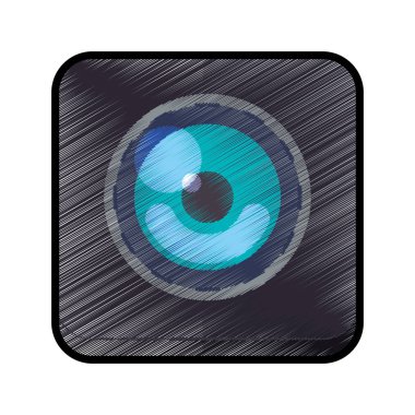 Fotoğraf makinesi obtüratör sembolü