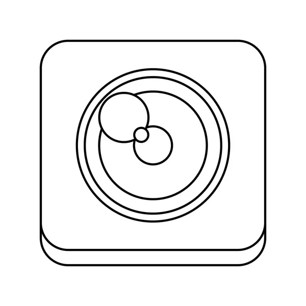 Camera shutter symbol — Stock Vector