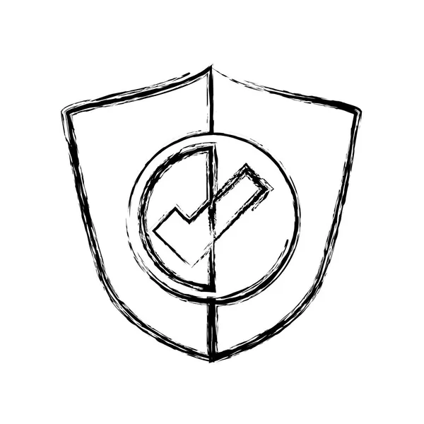 Антивирусный щит — стоковый вектор