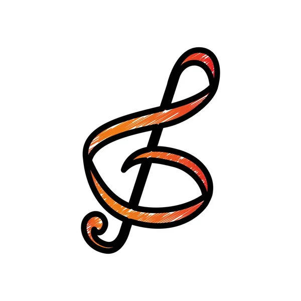 Muzyka symbol — Wektor stockowy