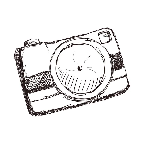 Volet de caméra photographique — Image vectorielle