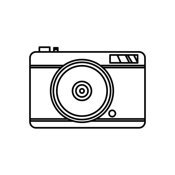 Obturador de câmera fotográfica — Vetor de Stock