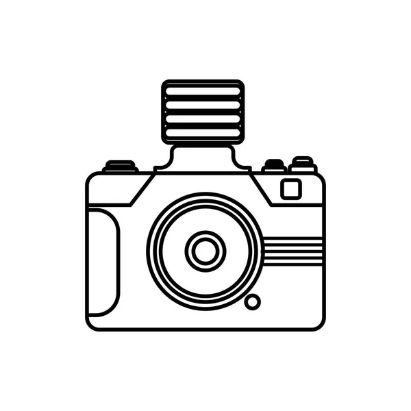 Photographic camera shutter — Stock Vector