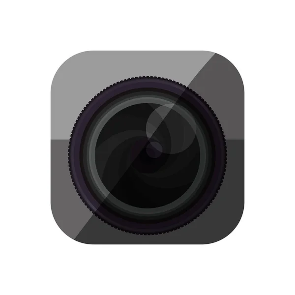 Fotografická kamera závěrky — Stockový vektor