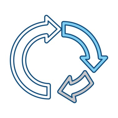 Infographic okları sembol simge vektör çizim grafik tasarım