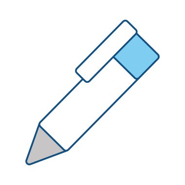 Kalem izole office simge vektör çizim grafik tasarım