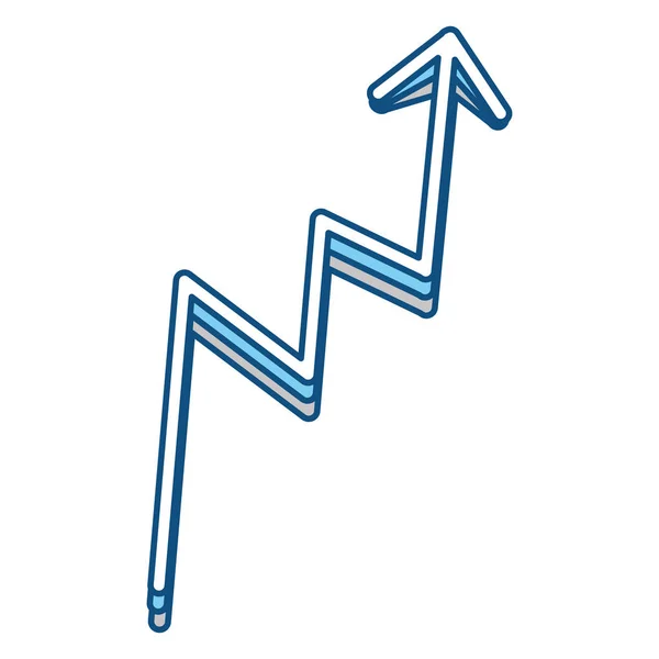 Infographic Arrows Symbol Icon Vector Illustration Graphic Design — Stock Vector